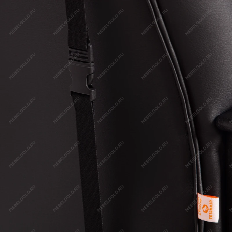 Кресло DRIVER (22), кож/зам/ткань, черный/синий, 36-6/TW-10 | изображение 13