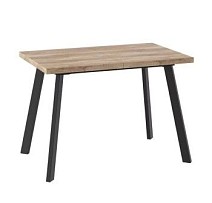 Стол раздвижной Бьерн -110 (Дуб каньон/Чёрный) 110(142)х70