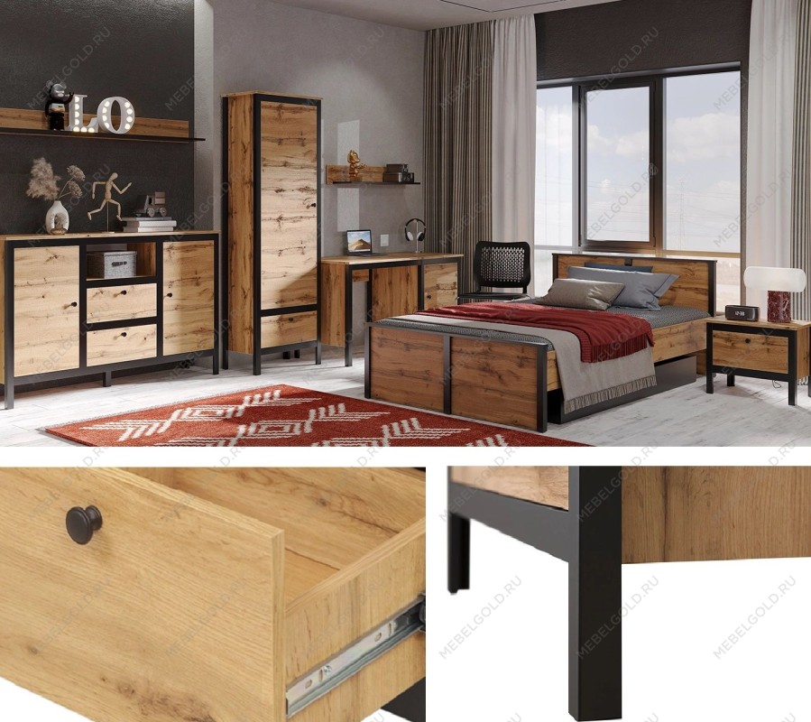 Тумба Лофт KOM2D2S/150 | изображение 1