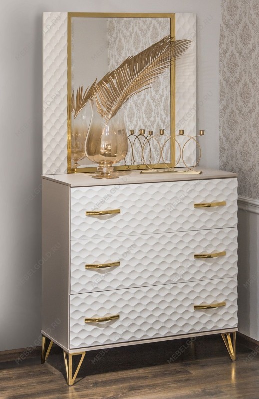 Спальня Лара 5-ств белый глянец | изображение 7