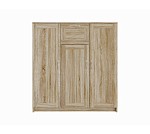 БРИМНЭС / СИРИУС тумба ИКЕА / IKEA 3 двери и 1 ящик 117х123 сонома | изображение 1