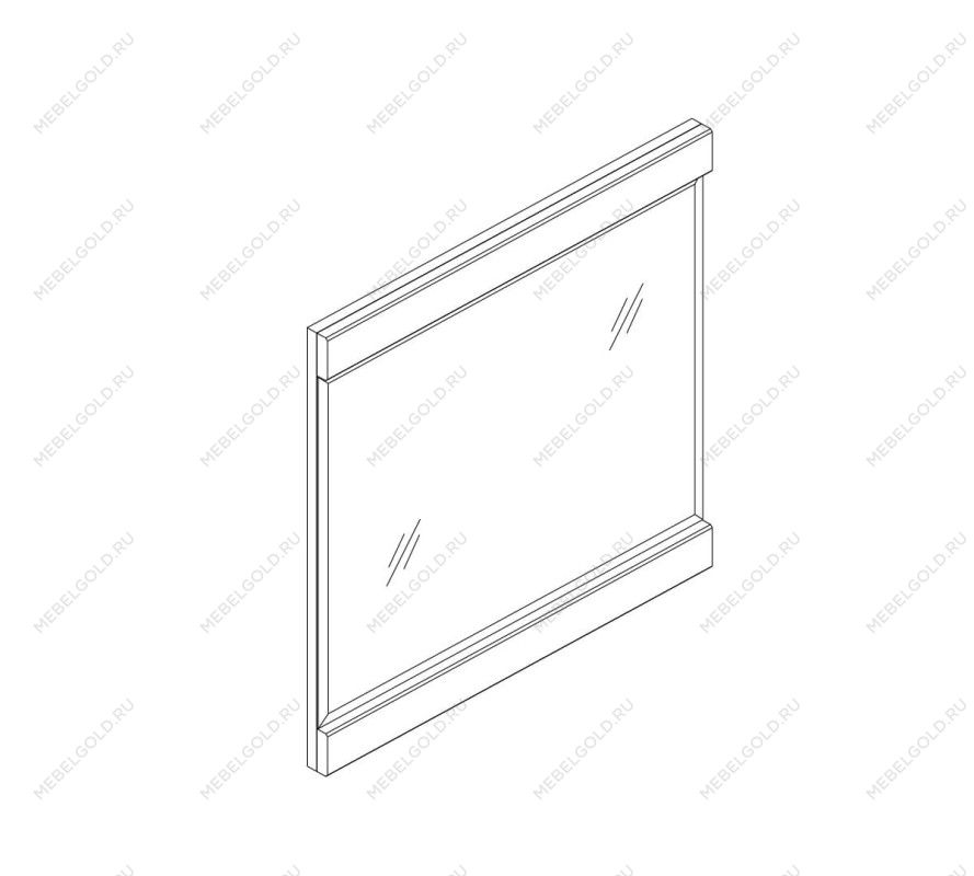 Зеркало навесное Джаггер | изображение 1