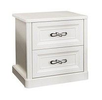 Тумба прикроватная Мишель белый матовый