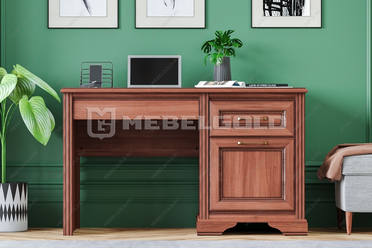 Стол письменный Стилиус BIU130 (Орех донской) | изображение 1