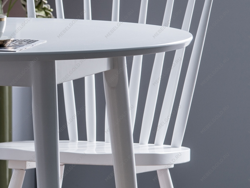 Стол обеденный Signal LARSON 90 (белый) | изображение 1