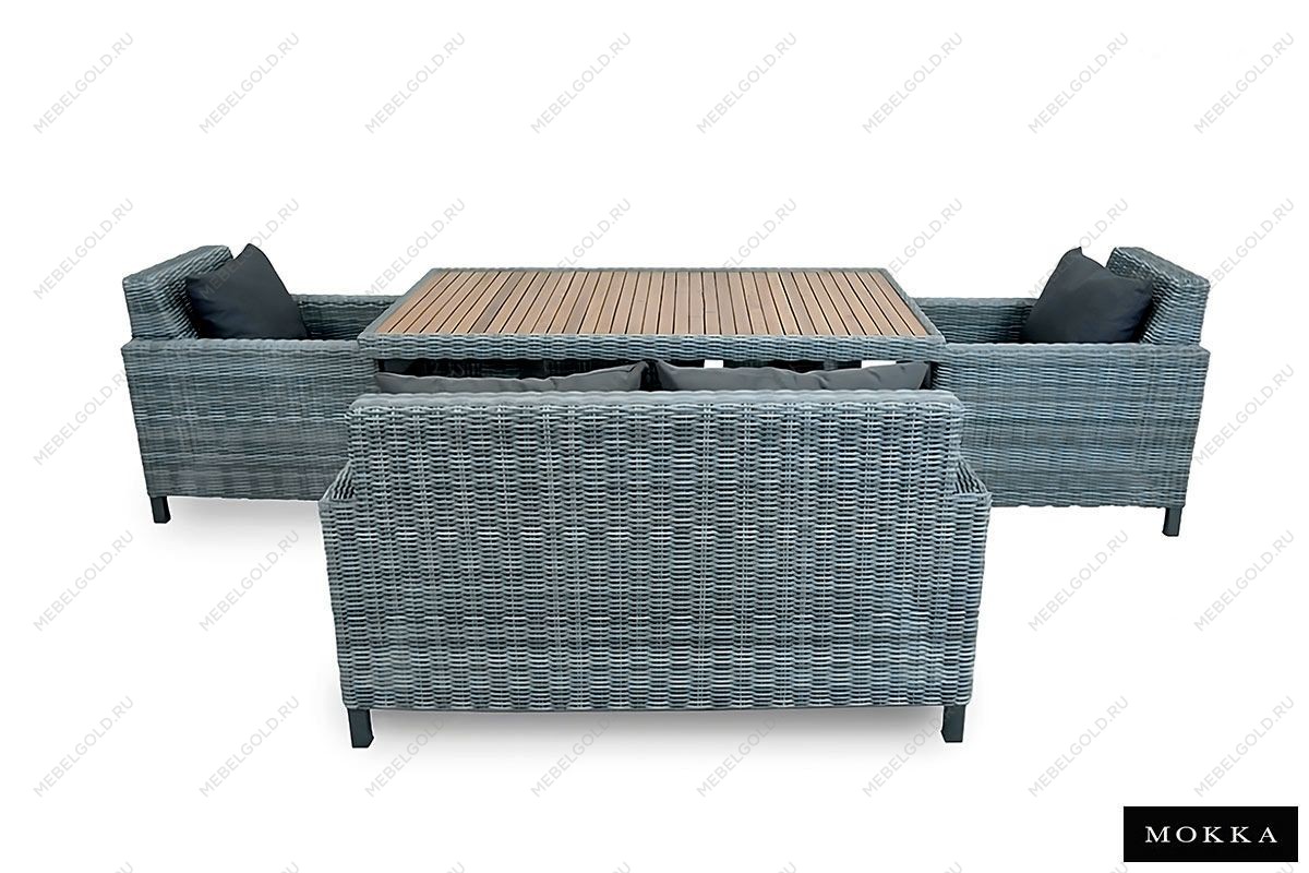 Комплект плетеной мебели MOKKA BELLA малый | изображение 1