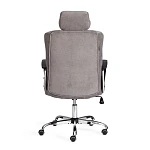 Кресло OXFORD хром, флок, серый, 29 | изображение 3