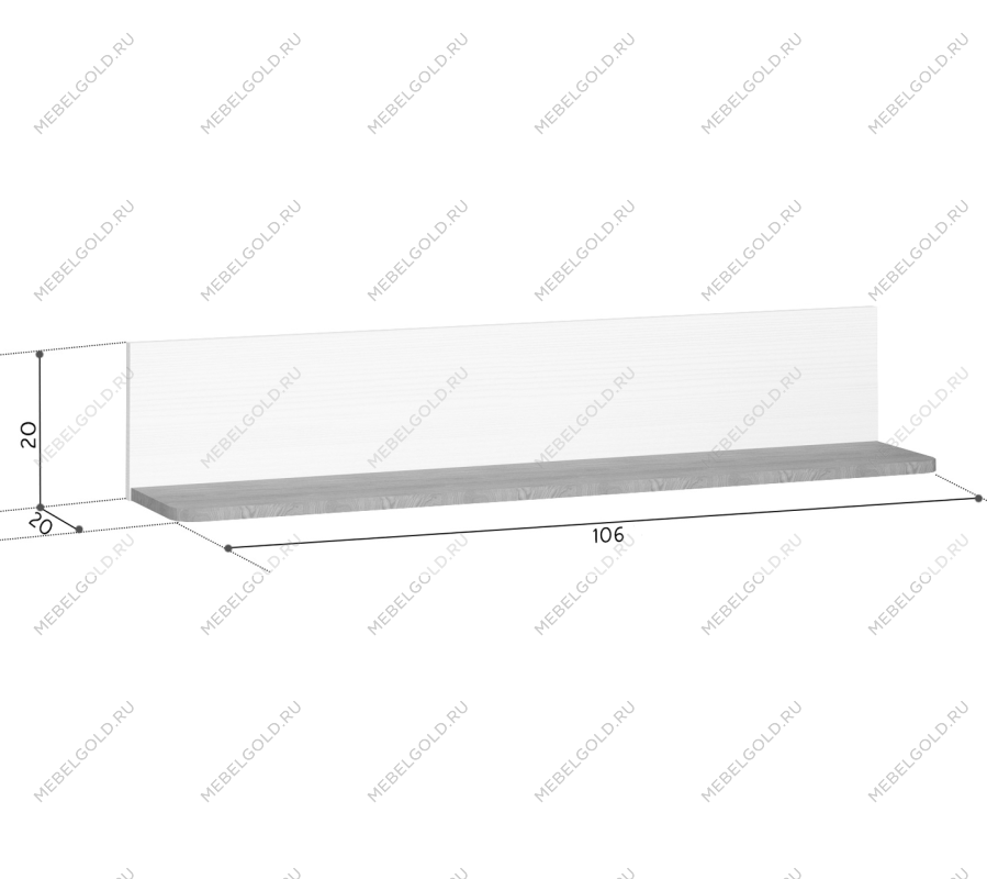 Полка Мальта P/11 | изображение 5