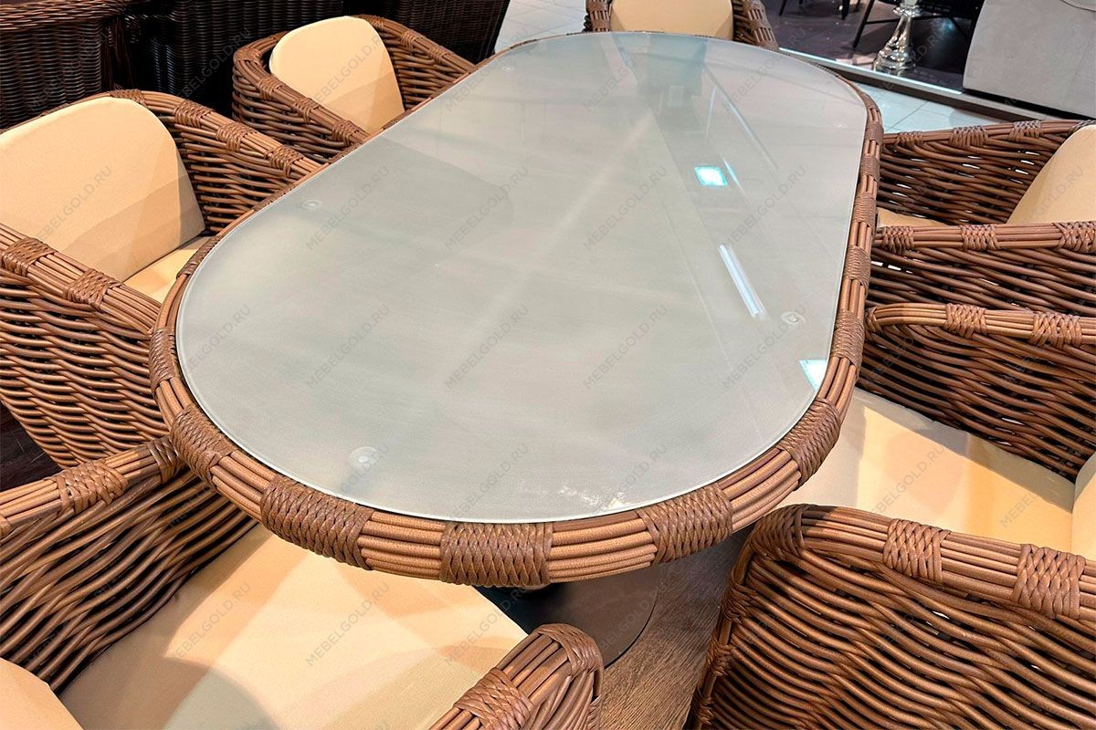 Комплект плетеной мебели МОККА MAJORCA, капучино | изображение 2