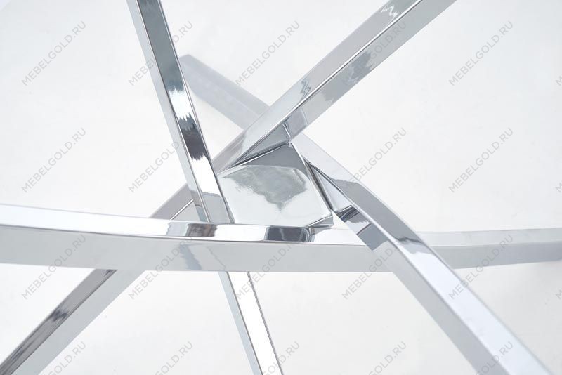 Стол обеденный Halmar RAYMOND (прозрачный/хром) | изображение 2