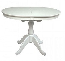 Стол обеденный Овальный-0110 (белая эмаль)