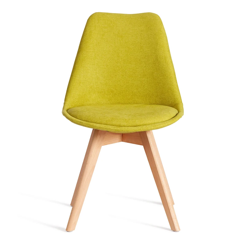 Стул TULIP SOFT (mod. 053V), дерево/пластик/ткань, 49,5 x 54,5 x 84 см, Светло-зеленый (Light green) LY1701-8 | изображение 4