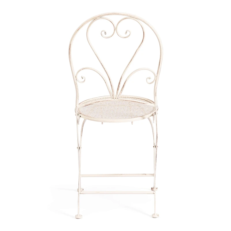 Стул Love Chair (PL08-11140), стальной сплав, античный белый, 40х47,5х94 см | изображение 4