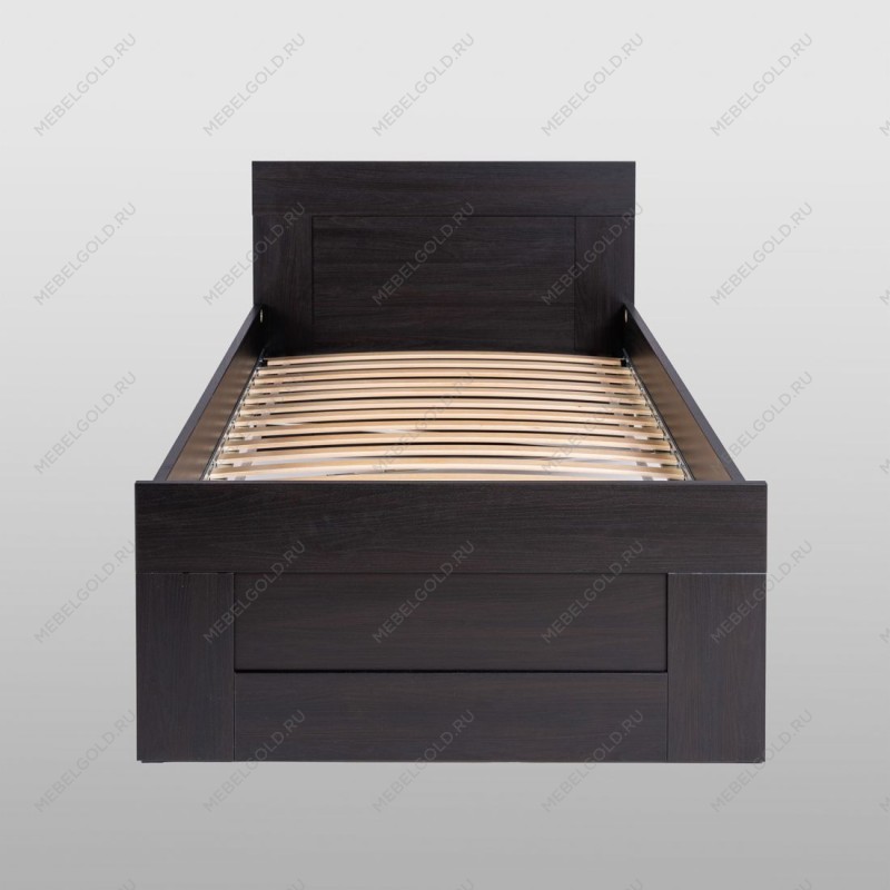 БРИМНЭС / СИРИУС кровать двойная ИКЕА / IKEA 120х200 Дуб Венге | изображение 2