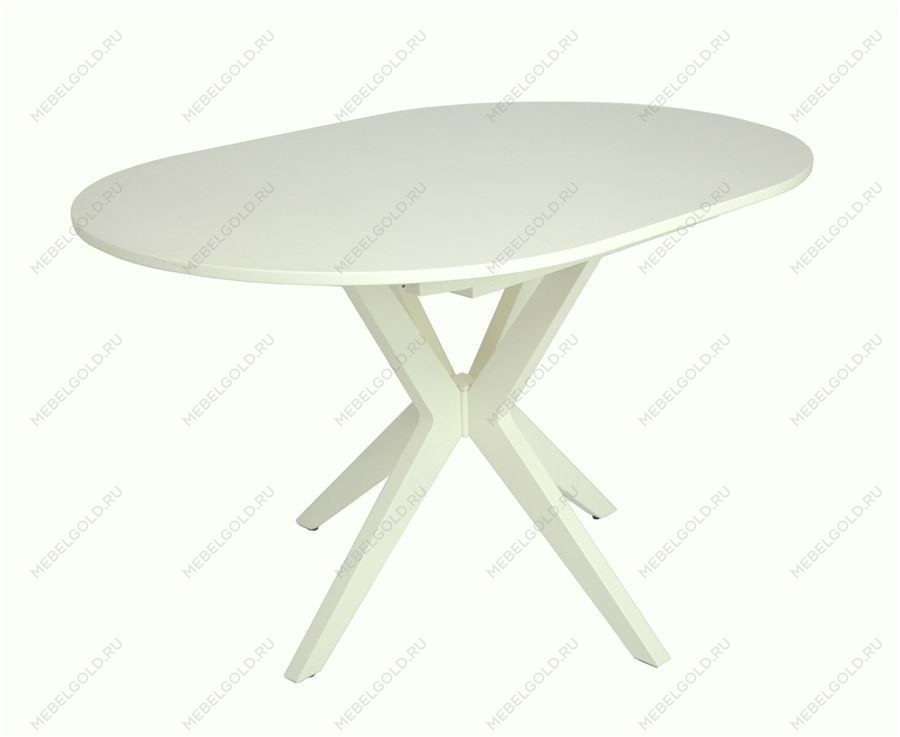 Стол Астерия (Эмаль 11 /шпон Бук) 1300(1750)*900