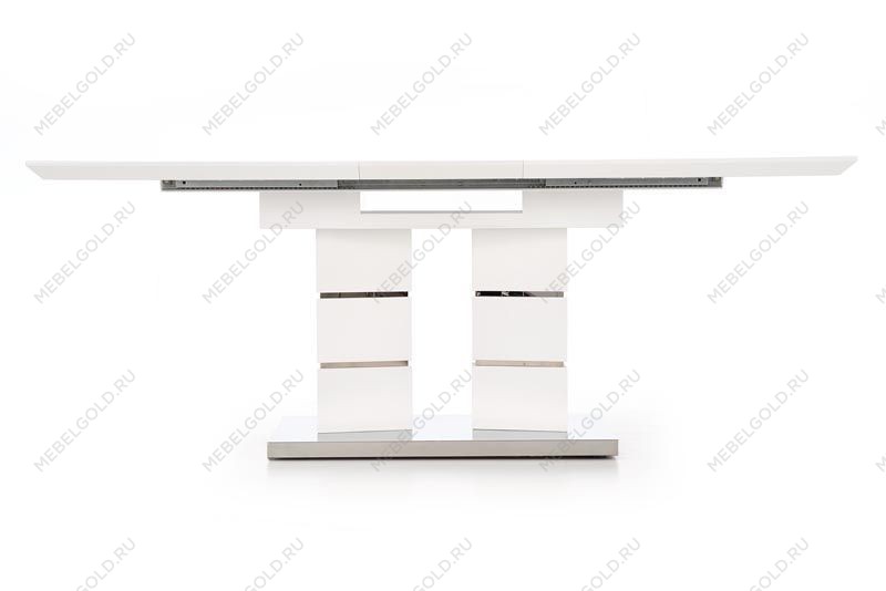 Стол обеденный Halmar LORD раскладной (белый) 160-200/90/75 | изображение 4