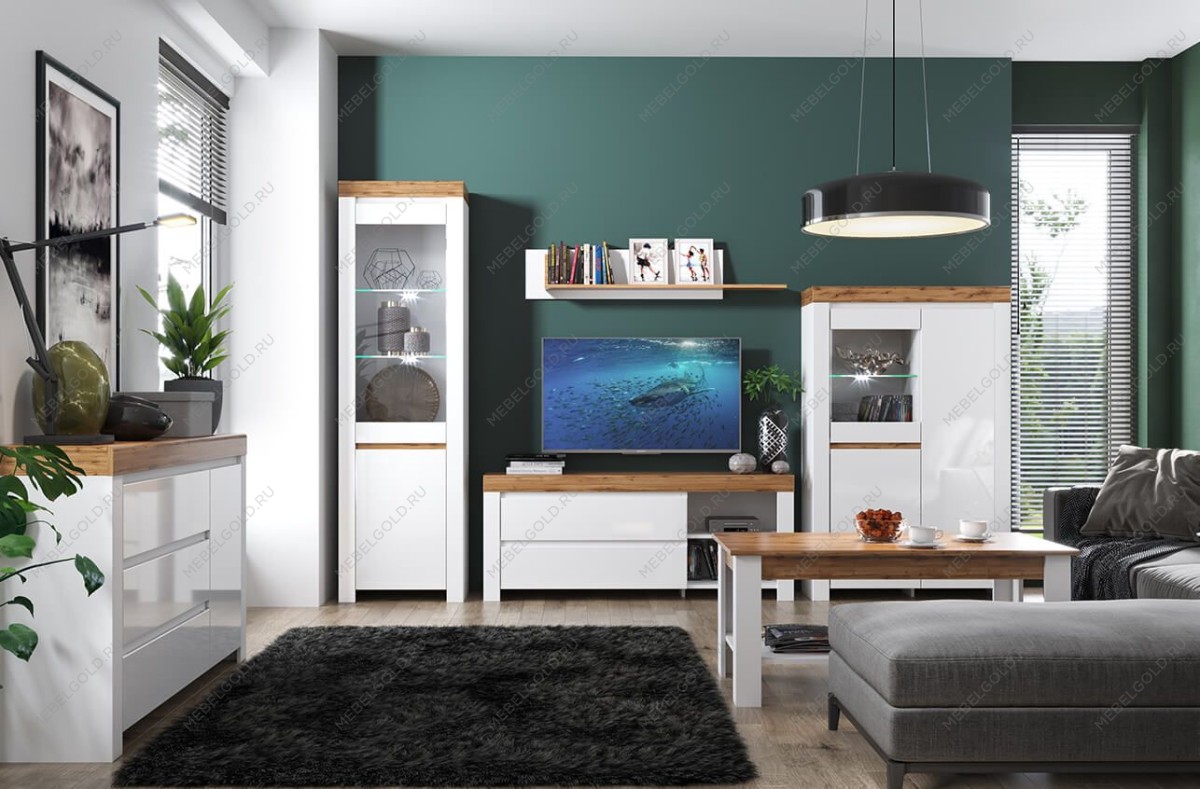 Шкаф с витриной Таурус 1V2D | изображение 3