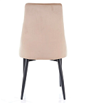 Стул кухонный Signal TRIX B VELVET (бежевый/черный) | изображение 3