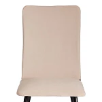 Стул обеденный La Rousse, NEW, флок, бежевый/черный, 7, 45x55x93 см | изображение 5