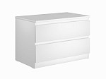 МАЛЬТА комод ИКЕА / IKEA 2 ящика 80х54 белый | изображение 1