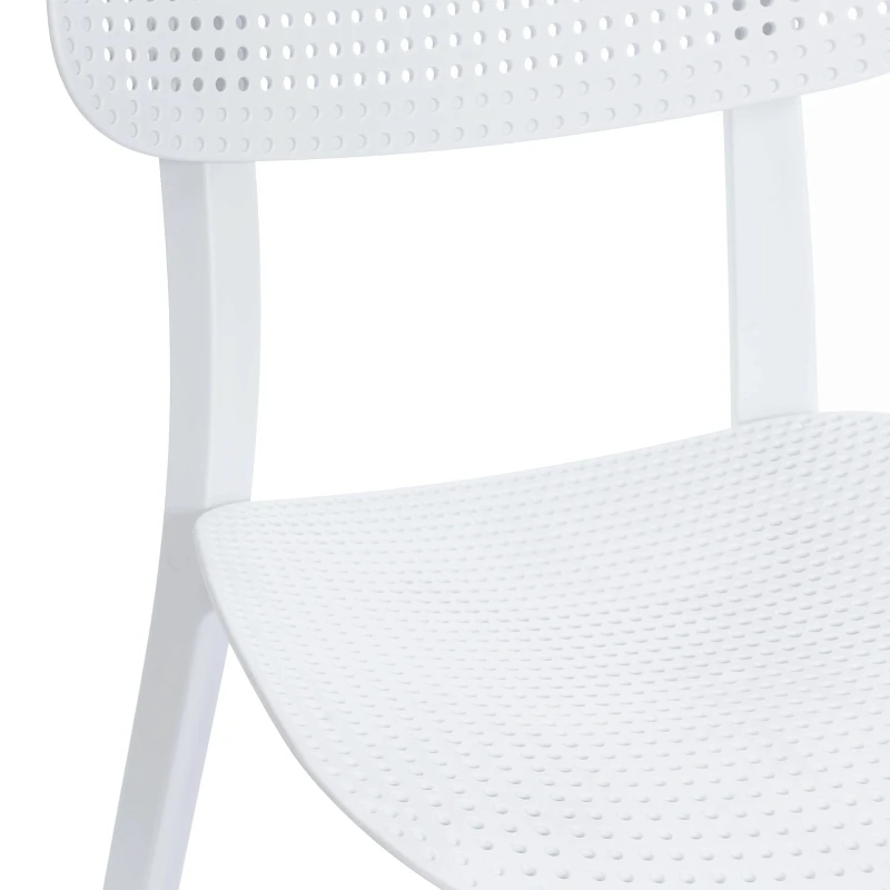 Стул JOLLY (mod. XRB-096-B2), пластик, белый (white), 46 х 50,5 х 78 см | изображение 6