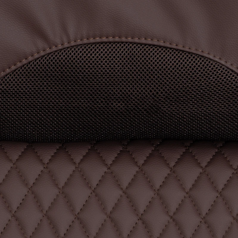 Кресло Chief metalBL, кож/зам/ткань, коричневый/коричневый стеганный, 36-36/36-36 стеганный/TW-24 | изображение 10
