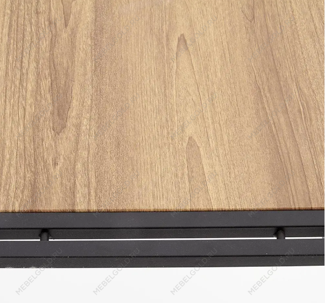 Комплект столовой мебели Halmar BOLIVAR (стол + 6 стульев, дуб золотой/черный) | изображение 3