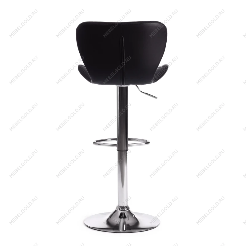 Стул барный AVIONIC (mod. KY712A), металл/экокожа, 45*53*86-107 см, черный/хром | изображение 3