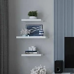 КАЛЛАКС / ФОРА Полка настенная ИКЕА / IKEA 1.6, тамбурат, цвет белый | изображение 7
