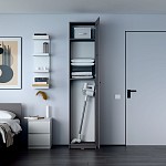 МАКС шкаф 1 дверь 50х38х233 серый | изображение 3