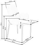 Стул кухонный Halmar K477 (серый/черный) | изображение 9
