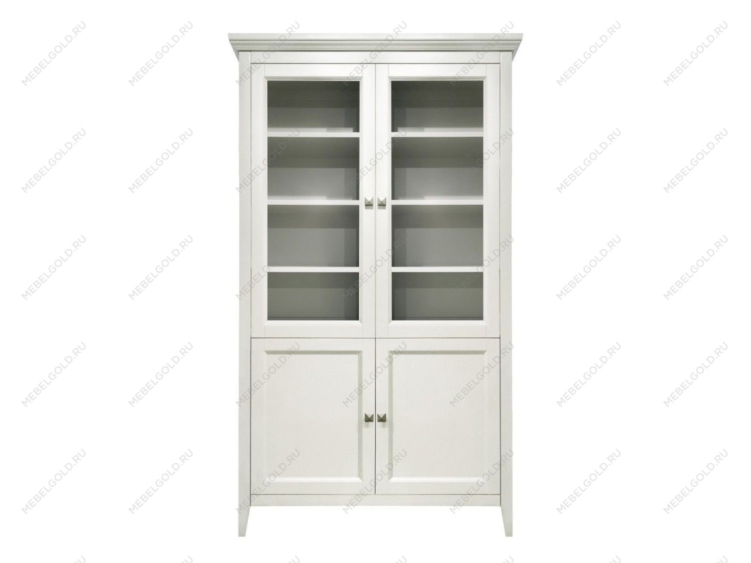 Библиотека 2 дверная Manhattan (Молочный)