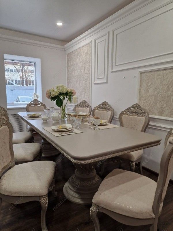 Стол Лали прямоугольный серый камень | изображение 14