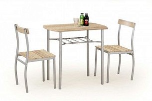 Комплект столовой мебели Halmar LANCE стол + 2 стула (дуб сонома)