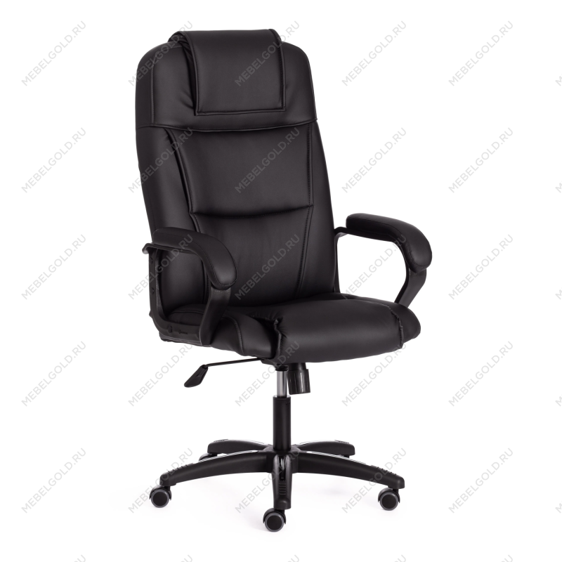 Кресло BERGAMO (22), кож/зам, черный, 36-6