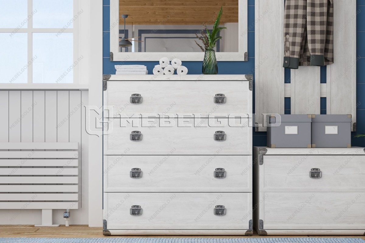 Комод Индиана JKOM4S/80 сосна каньон | изображение 1