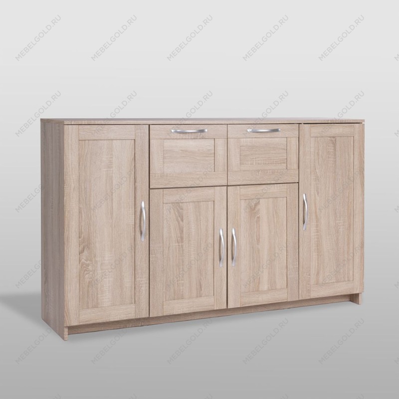 БРИМНЭС / СИРИУС тумба ИКЕА / IKEA 4 двери и 2 ящика 156х95 сонома | изображение 1