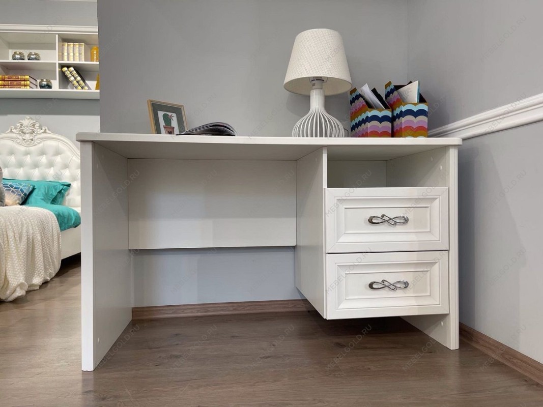 Стол письменный Мишель белый матовый | изображение 3