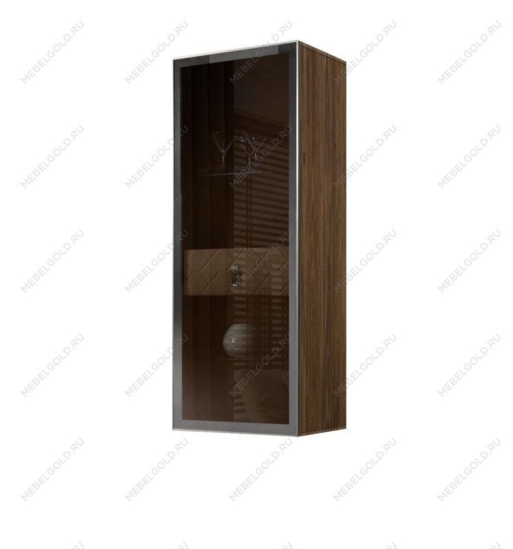 Витрина Bogemia Woodline Fly Fa (Слоновая кость/Хром) БМВ1-1С