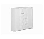 БРИМНЭС / СИРИУС тумба ИКЕА / IKEA 2 двери и 4 ящика 117х123 белая | изображение 3