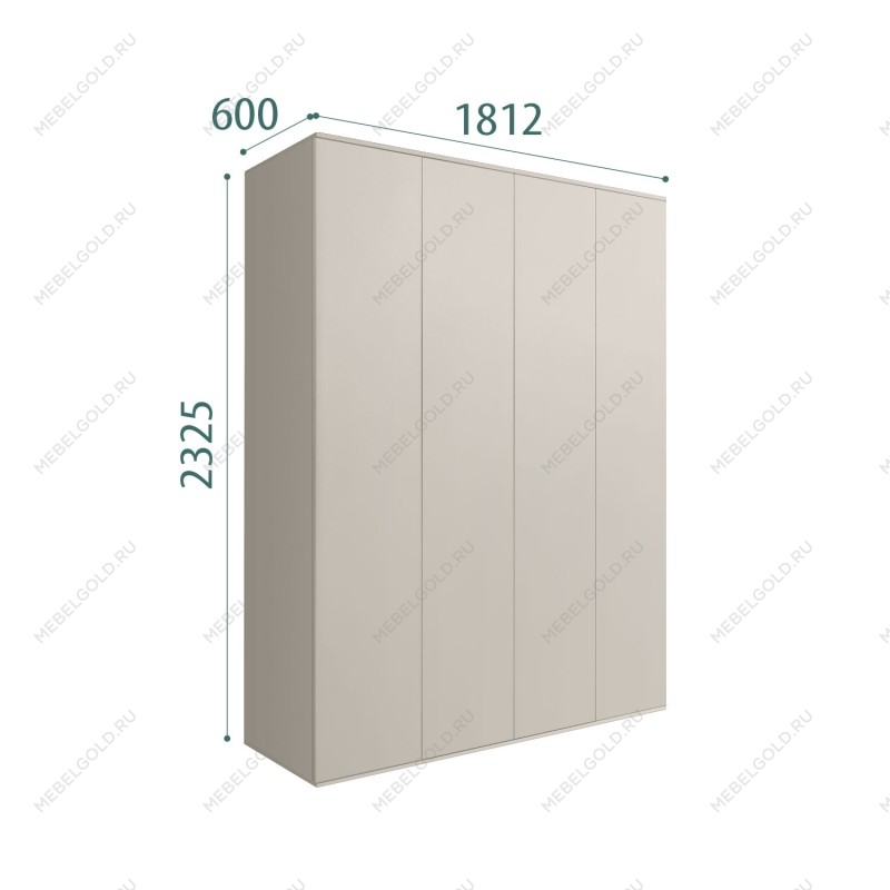 Шкаф 4-х дверный Bogemia Air (Шелк) БМШ2/4(0)