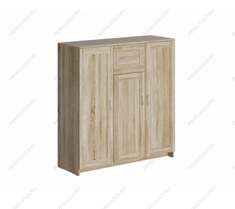 БРИМНЭС / СИРИУС тумба ИКЕА / IKEA 3 двери и 1 ящик 117х123 сонома | изображение 3