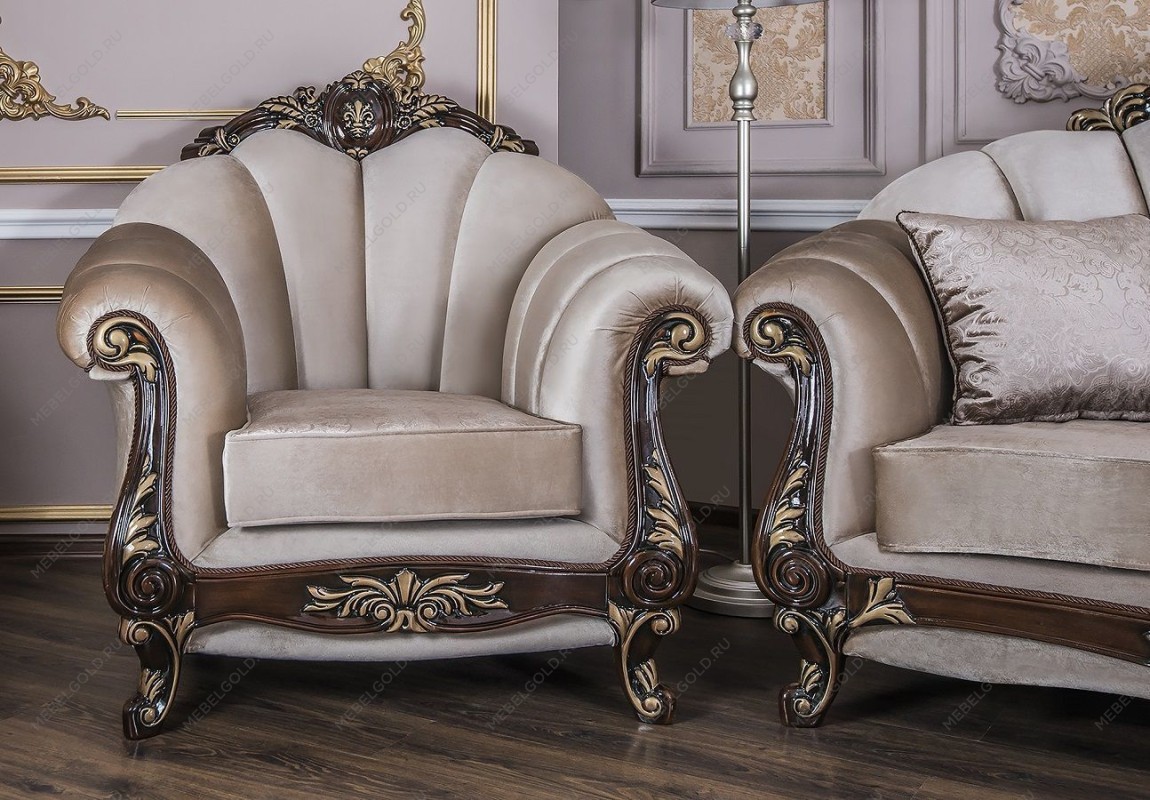 Кресло Марселла корень дуба глянец | изображение 2