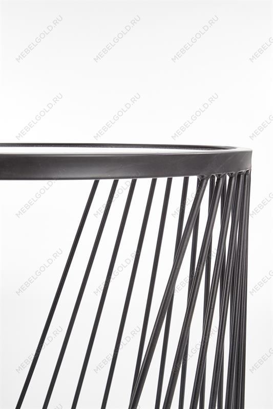 Комплект Halmar ANTILLA, 2 стола журнальных (дымчатый/черный) | изображение 4