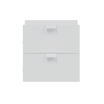 КАЛЛАКС / ФОРА Комплект двух выдвижных ящиков ИКЕА / IKEA 4.2, ДСП, цвет белый | изображение 1