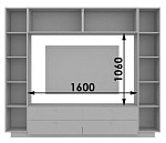 Стенка для гостиной iMEB черный глянец | изображение 4