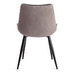 Стул ABRUZZO ( mod. 8060 ), металл/велюр, 54 х 62 х 83 см, светло-серый (HLR 24)/черный | изображение 3