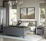 САГА кровать двойная 140х200 серая | изображение 6