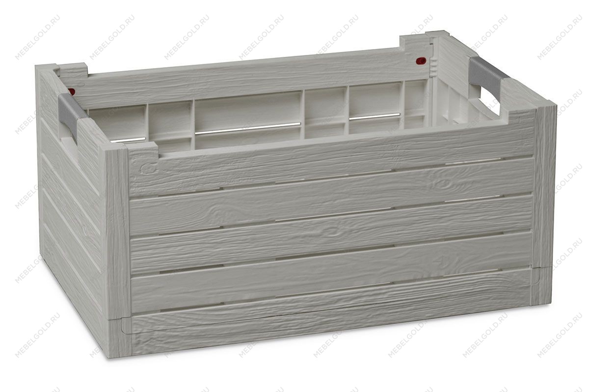 Ящик пластиковый складной Toomax Florida 50л, светло-серый