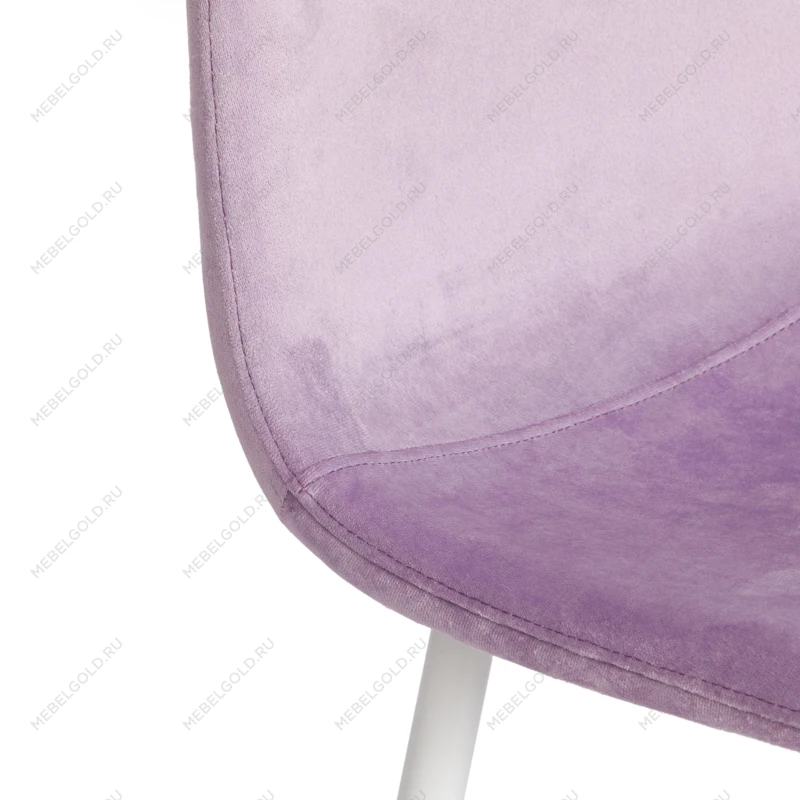 Стул BREEZE (mod. 4724), Велюр/металл, 44 х 53 х 87 см, Light lavander (светло-лавандовый) HLR26 / белый | изображение 6